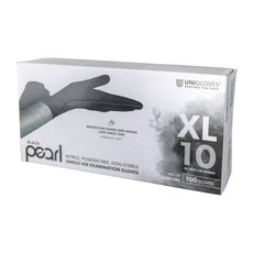 Unigloves Black Pearl Nitrile Disposable Gloves