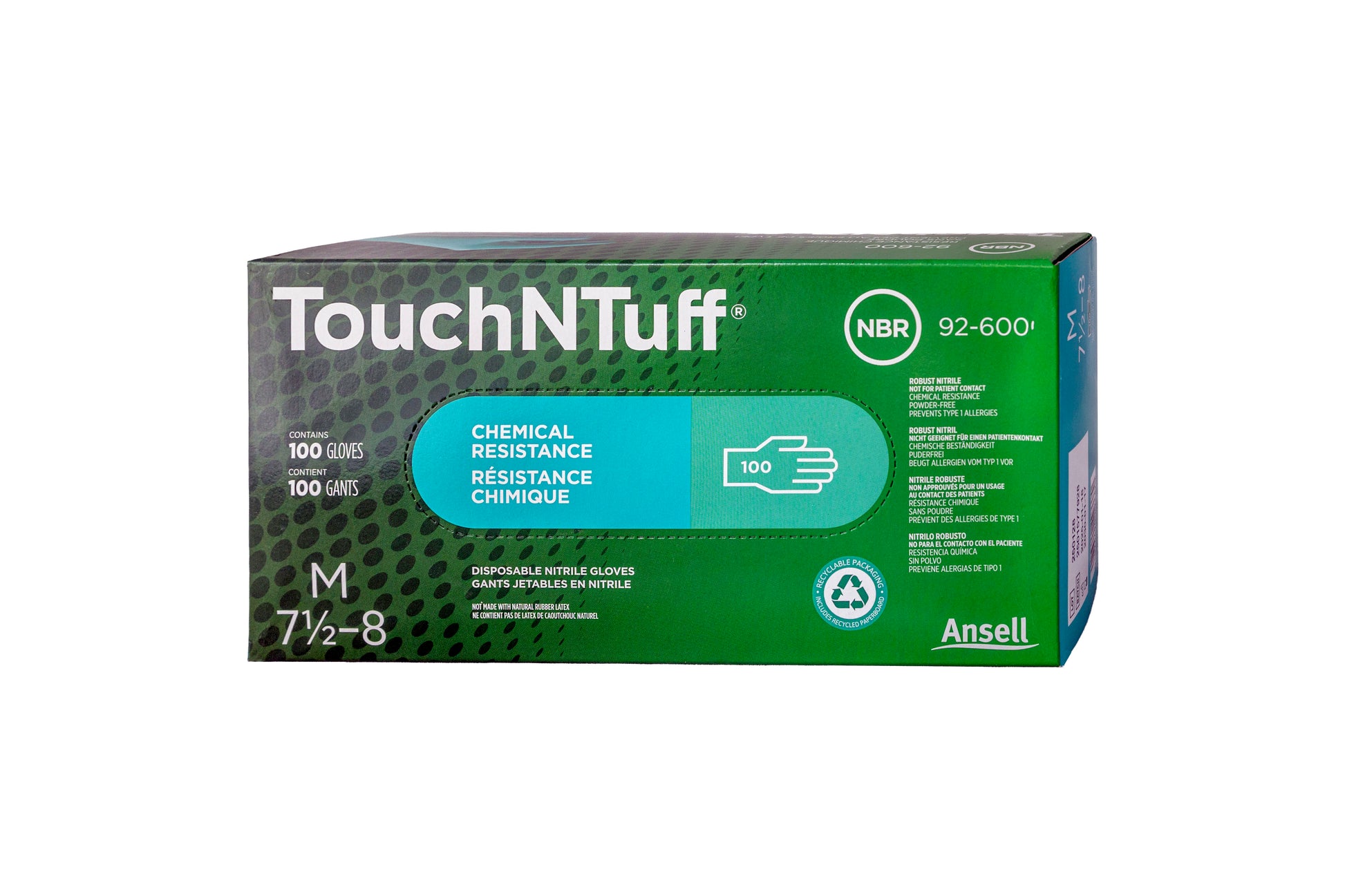 Ansell Touch N Tuff Gloves – Solvent Resistant Protective Gloves